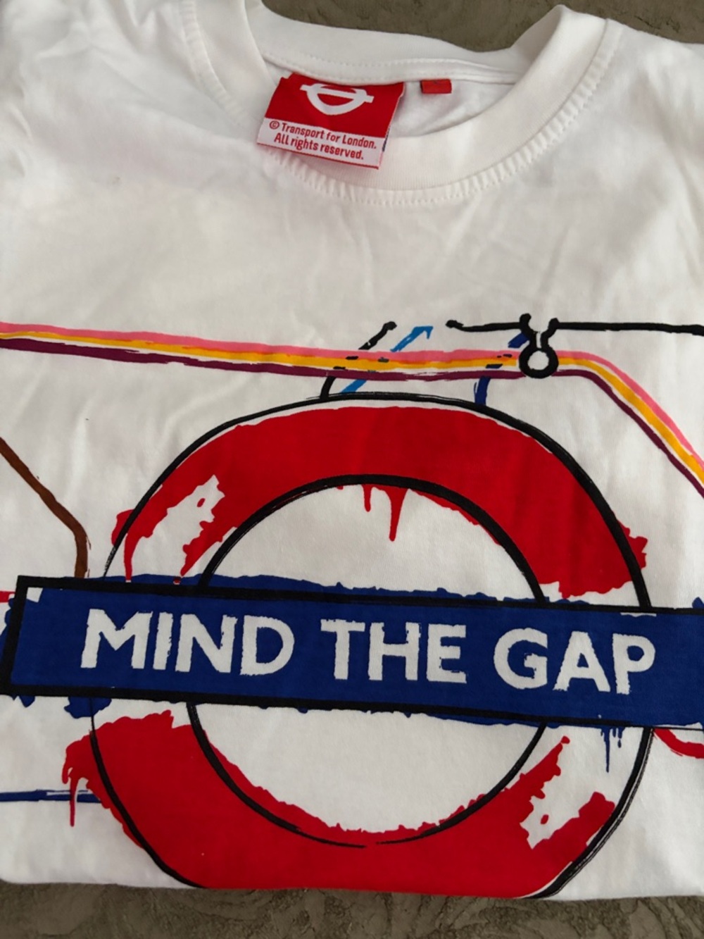 NWOT Mind The Gap Official Tee from Transport for London - Picture 4 of 4